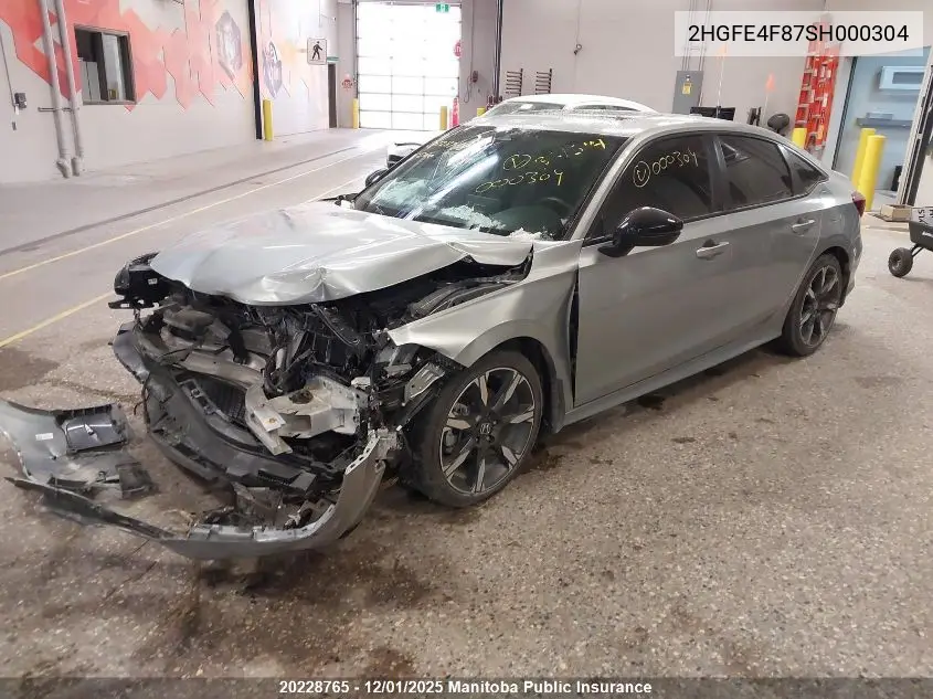 2HGFE4F87SH000304 2025 Honda Civic Sport Hev