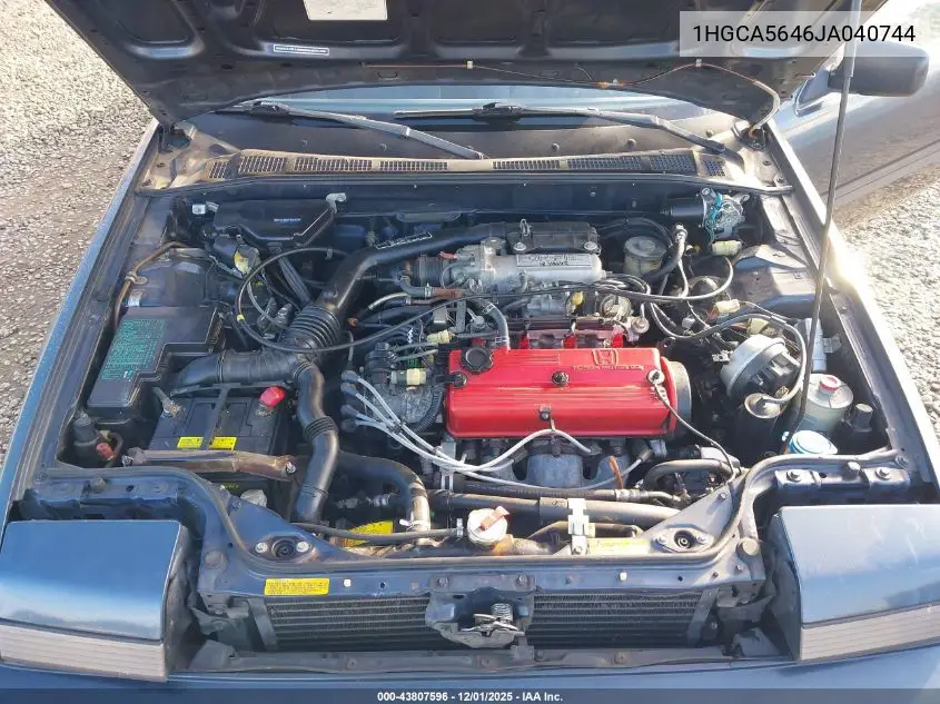 1HGCA5646JA040744 1988 Honda Accord Lxi
