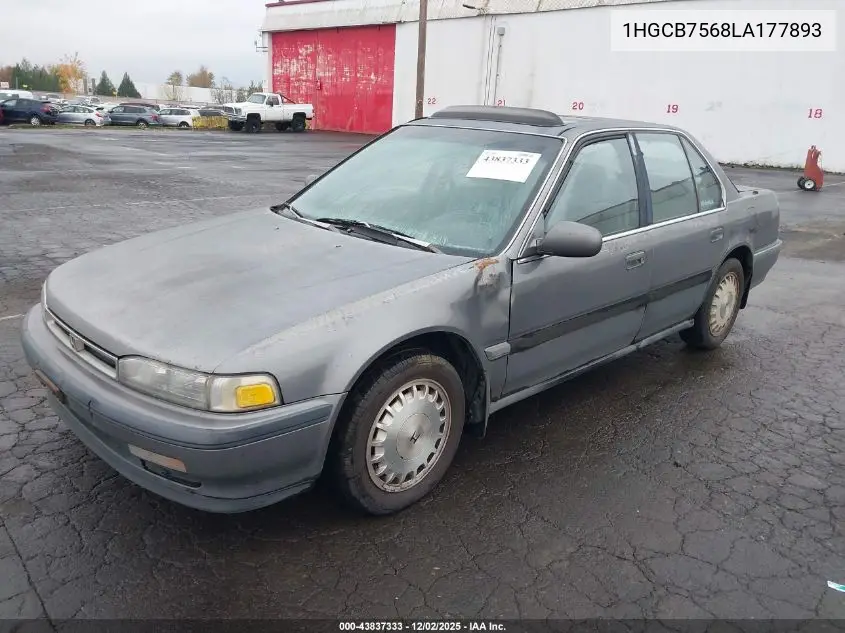 1HGCB7568LA177893 1990 Honda Accord Ex/Ex-R