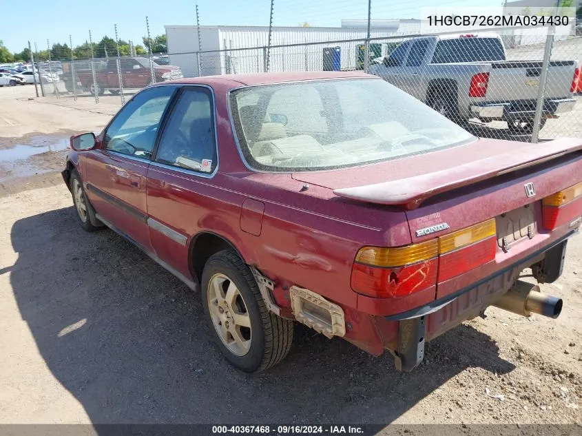 1HGCB7262MA034430 1991 Honda Accord Ex/Ex-R