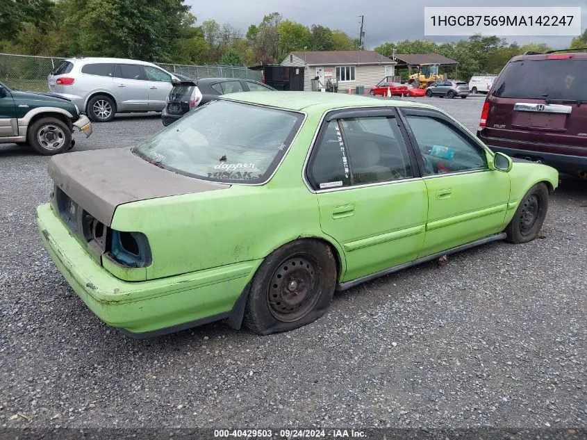 1HGCB7569MA142247 1991 Honda Accord Ex/Ex-R