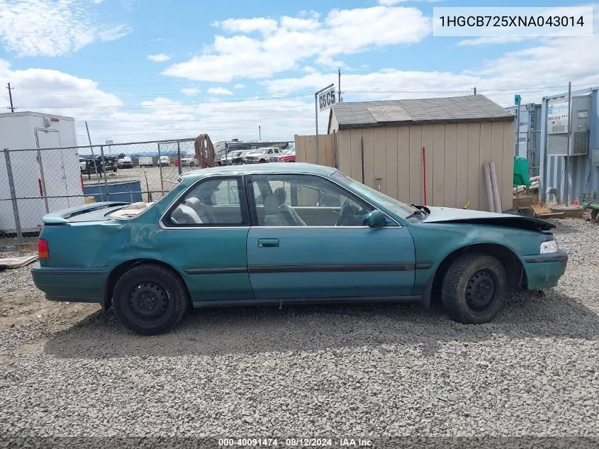 1HGCB725XNA043014 1992 Honda Accord Lx