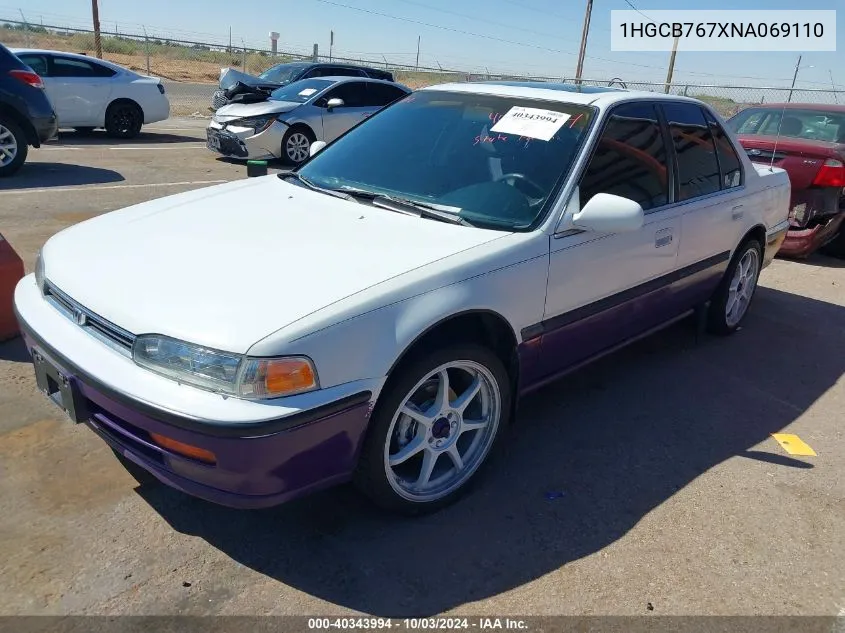 1HGCB767XNA069110 1992 Honda Accord Ex