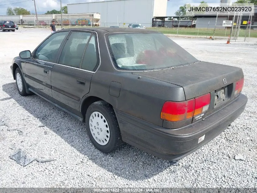 JHMCB7652NC023920 1992 Honda Accord Lx/Ex