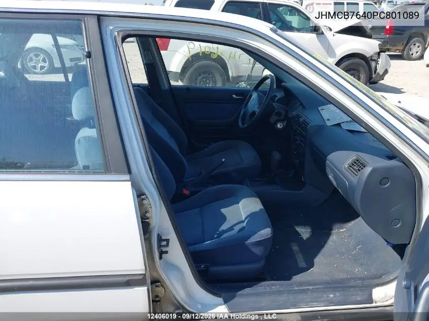 JHMCB7640PC801089 1993 Honda Accord Dx