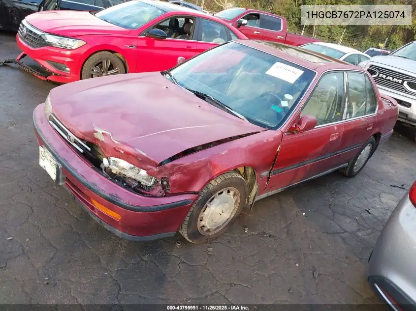 1HGCB7672PA125074 1993 Honda Accord Ex
