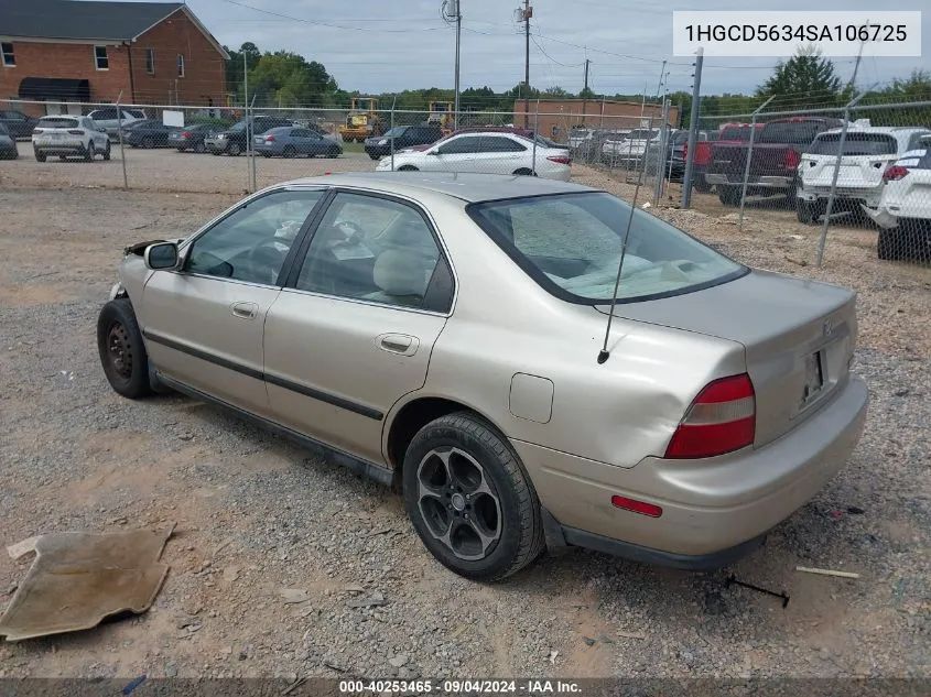 1HGCD5634SA106725 1995 Honda Accord Lx/Ex