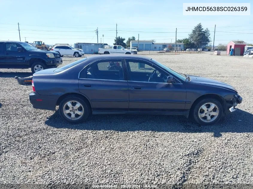 1995 Honda Accord Lx VIN: JHMCD5638SC026359 Lot: 40396540