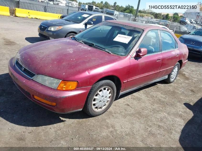 1HGCD5552TA022150 1996 Honda Accord Ex/Ex-R