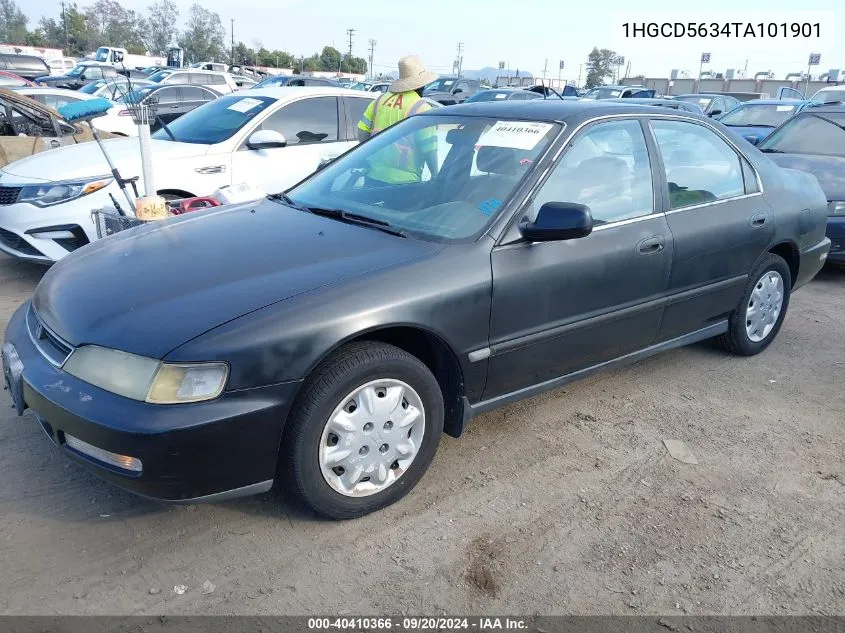 1996 Honda Accord Lx/Ex VIN: 1HGCD5634TA101901 Lot: 40410366