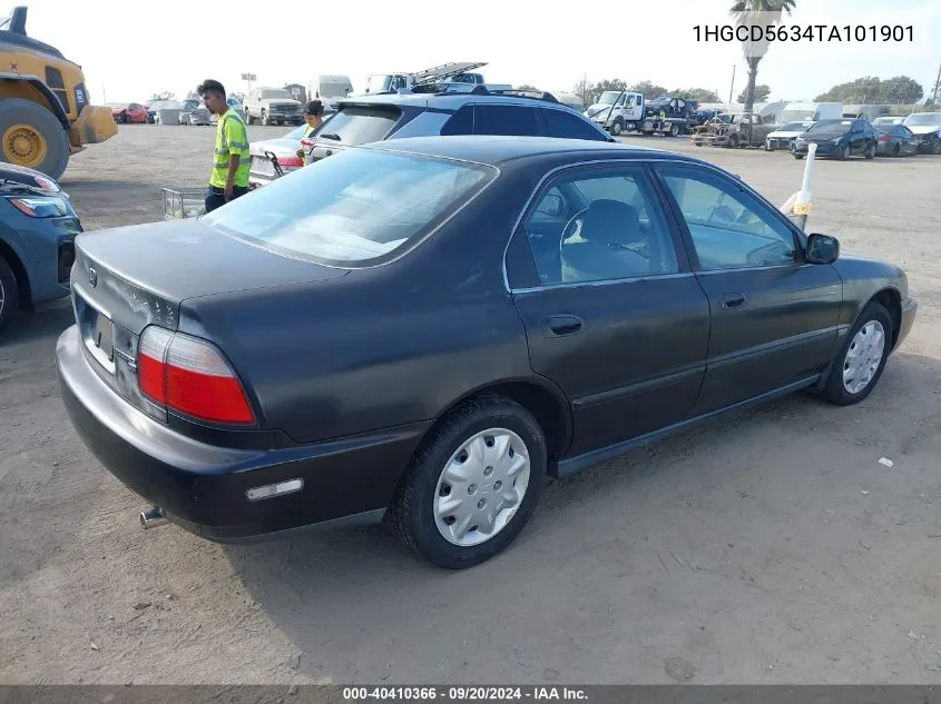 1996 Honda Accord Lx/Ex VIN: 1HGCD5634TA101901 Lot: 40410366