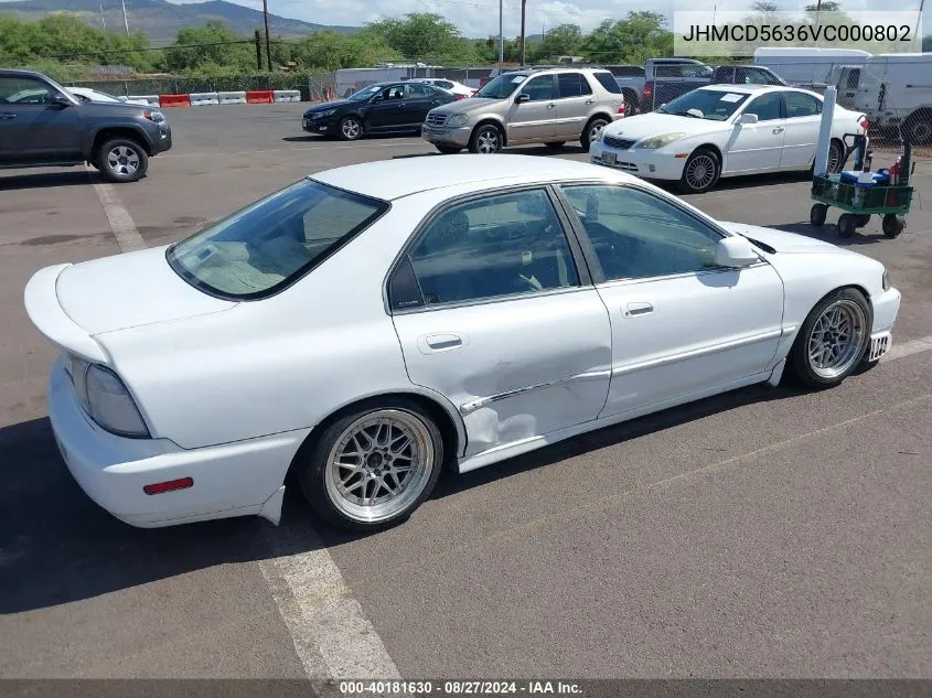 1997 Honda Accord Lx VIN: JHMCD5636VC000802 Lot: 40181630