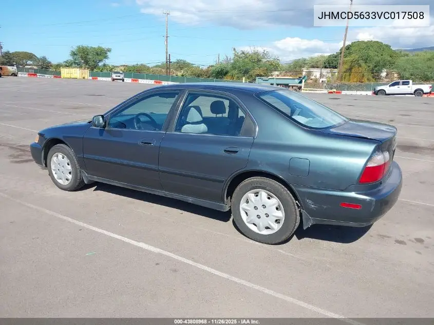 JHMCD5633VC017508 1997 Honda Accord Lx