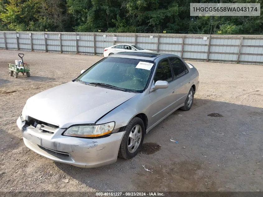 1HGCG5658WA043174 1998 Honda Accord Ex