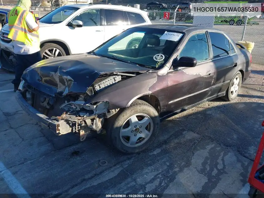 1HGCG1657WA035530 1998 Honda Accord Ex V6