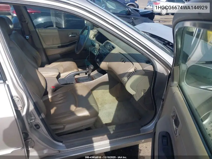 1HGCG6674WA144929 1998 Honda Accord Ex