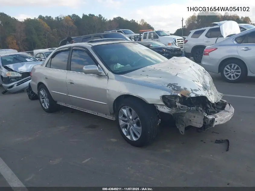 1HGCG1654WA054102 1998 Honda Accord Ex V6