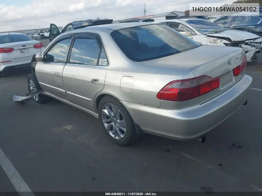 1HGCG1654WA054102 1998 Honda Accord Ex V6