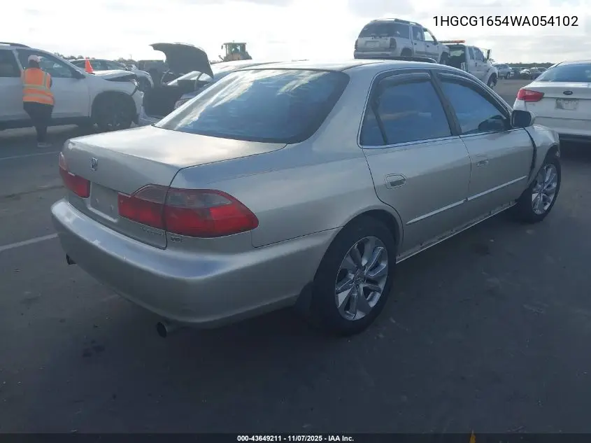 1HGCG1654WA054102 1998 Honda Accord Ex V6