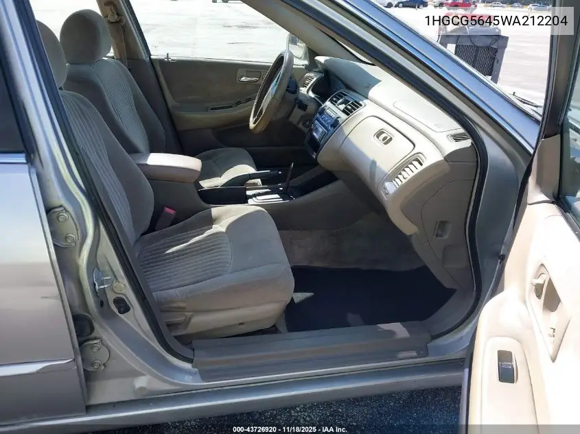 1HGCG5645WA212204 1998 Honda Accord Lx