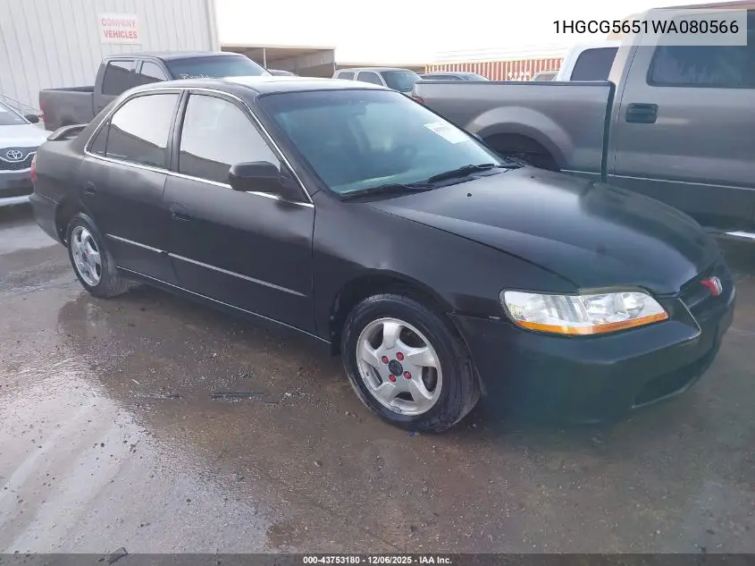 1HGCG5651WA080566 1998 Honda Accord Ex