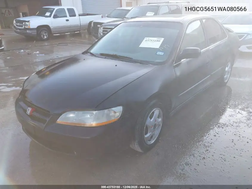 1HGCG5651WA080566 1998 Honda Accord Ex