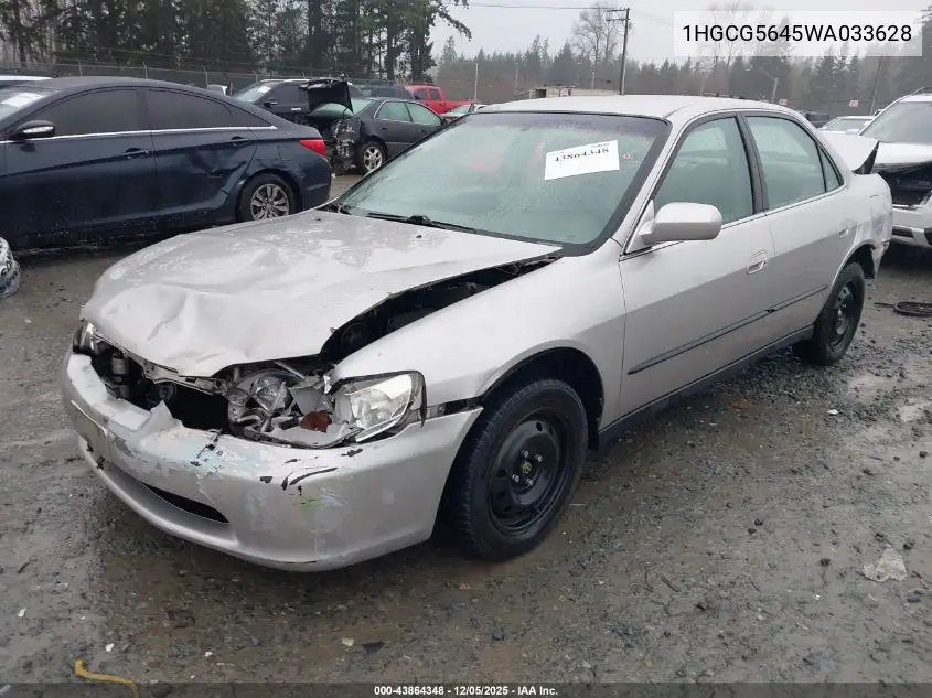 1HGCG5645WA033628 1998 Honda Accord Lx