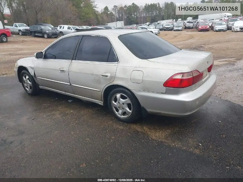 1HGCG5651WA101268 1998 Honda Accord Ex