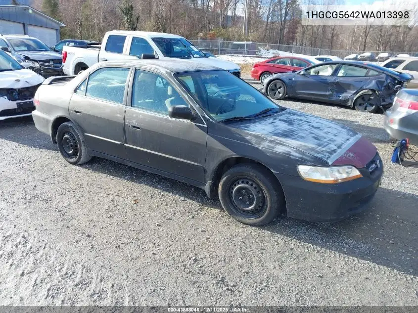1HGCG5642WA013398 1998 Honda Accord Lx