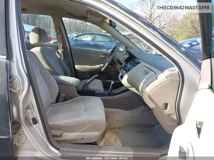 1HGCG5642WA013398 1998 Honda Accord Lx