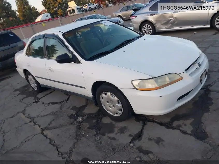 1HGCG5646WA215970 1998 Honda Accord Lx