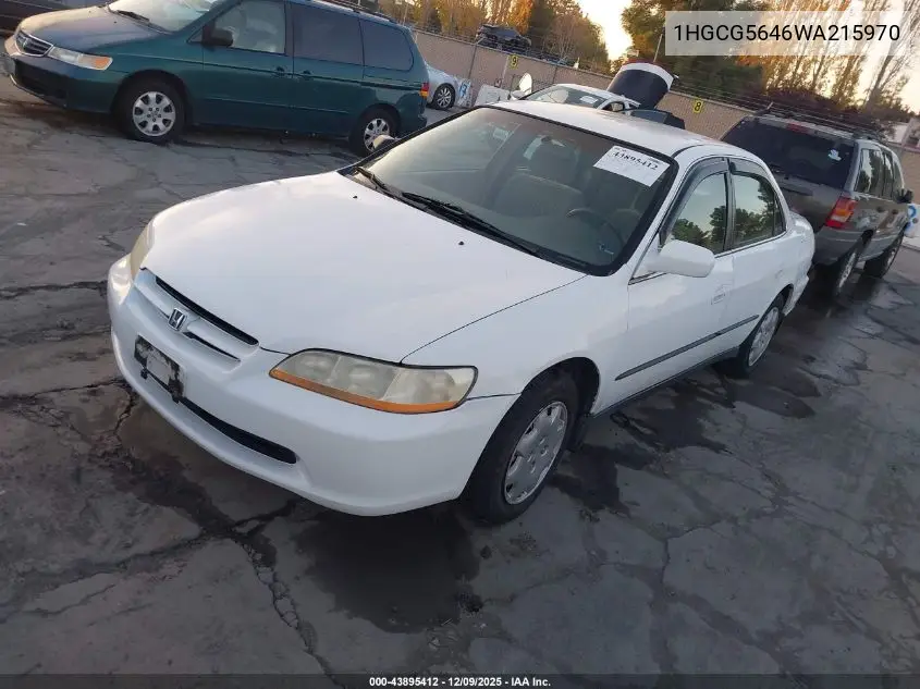 1HGCG5646WA215970 1998 Honda Accord Lx