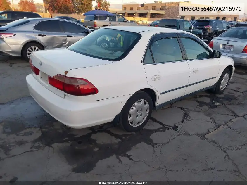 1HGCG5646WA215970 1998 Honda Accord Lx