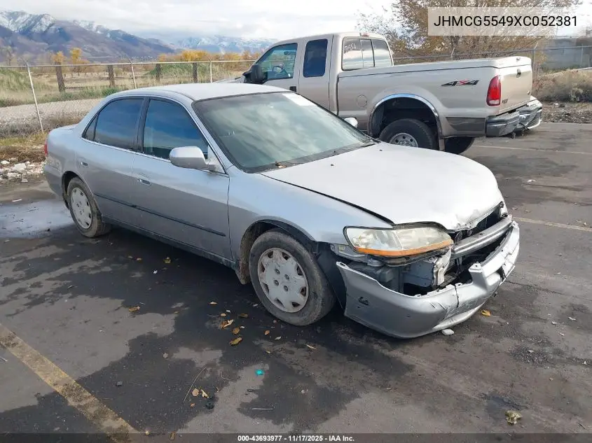 JHMCG5549XC052381 1999 Honda Accord Lx