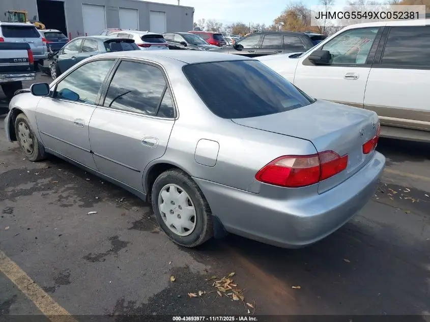 JHMCG5549XC052381 1999 Honda Accord Lx