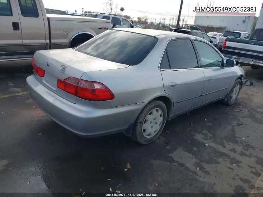 JHMCG5549XC052381 1999 Honda Accord Lx