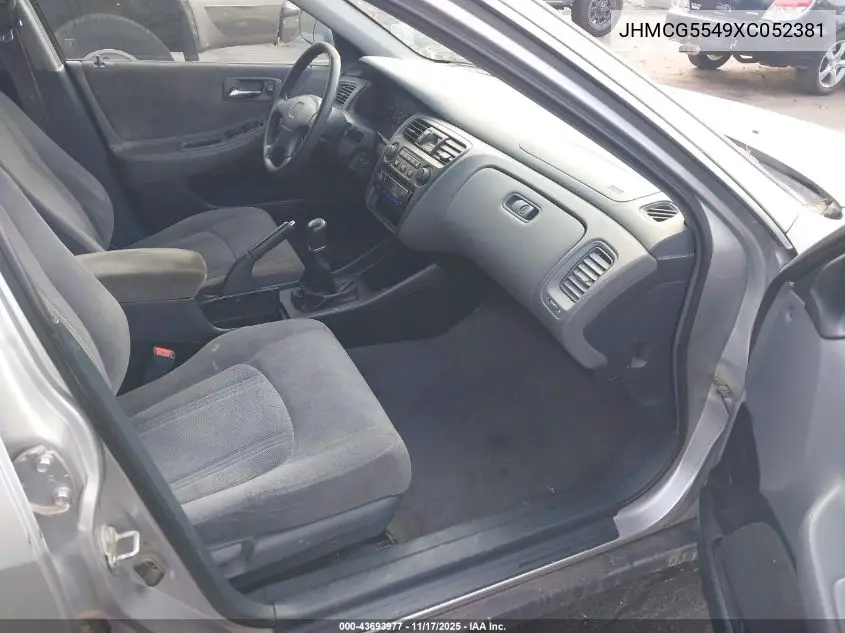 JHMCG5549XC052381 1999 Honda Accord Lx