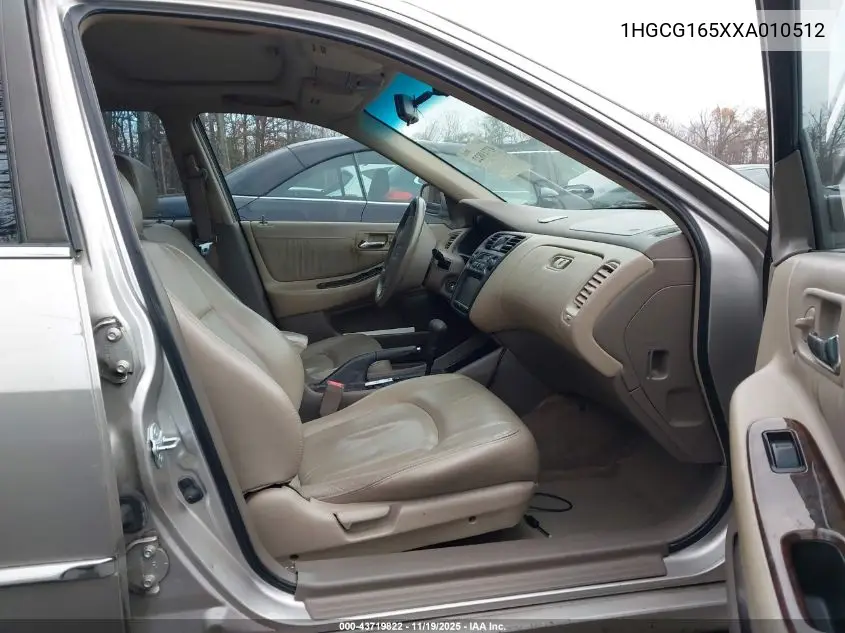 1HGCG165XXA010512 1999 Honda Accord Ex V6