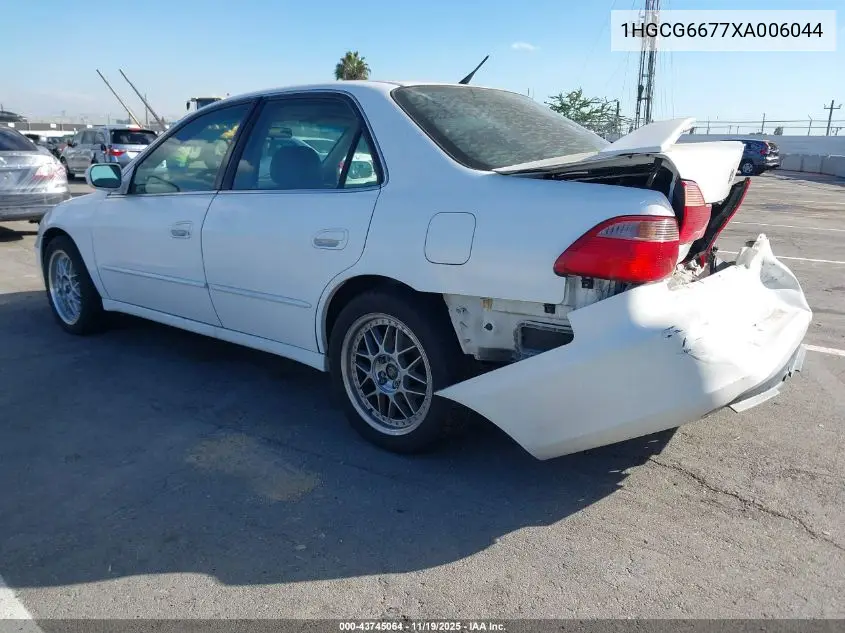 1HGCG6677XA006044 1999 Honda Accord Ex