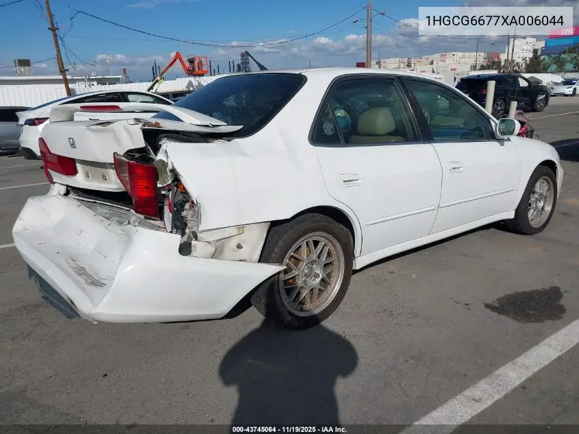 1HGCG6677XA006044 1999 Honda Accord Ex