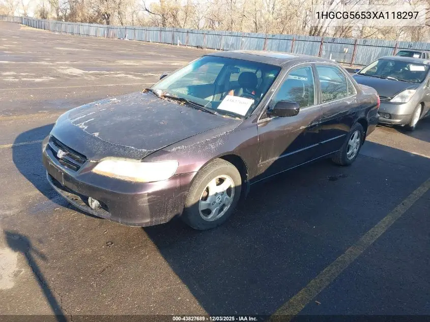 1HGCG5653XA118297 1999 Honda Accord Ex