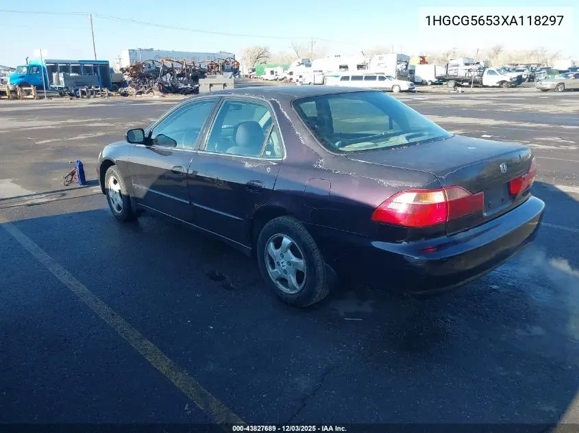 1HGCG5653XA118297 1999 Honda Accord Ex