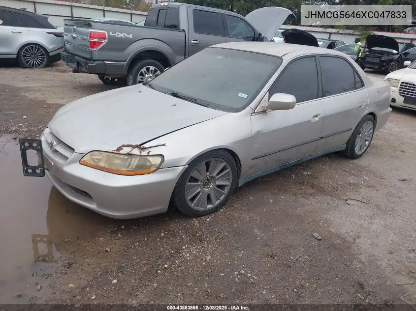 JHMCG5646XC047833 1999 Honda Accord Lx