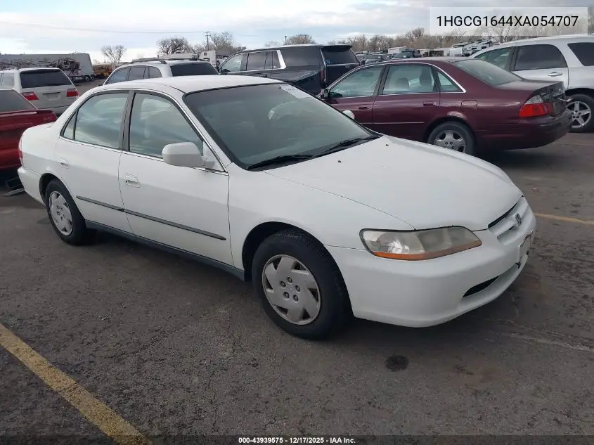 1HGCG1644XA054707 1999 Honda Accord Lx V6