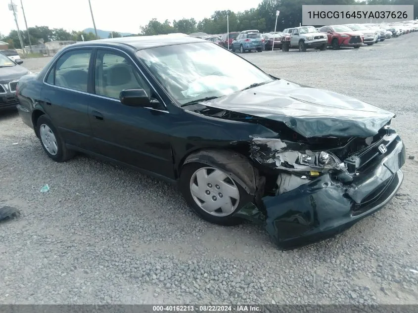 2000 Honda Accord 3.0 Lx VIN: 1HGCG1645YA037626 Lot: 40162213