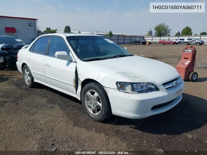 2000 Honda Accord 3.0 Ex VIN: 1HGCG1650YA060711 Lot: 40186347