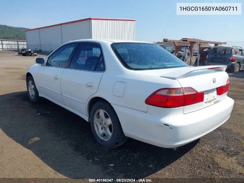 2000 Honda Accord 3.0 Ex VIN: 1HGCG1650YA060711 Lot: 40186347