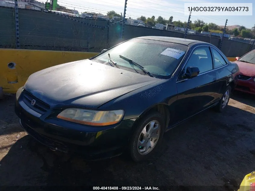 1HGCG3279YA034773 2000 Honda Accord 2.3 Ex