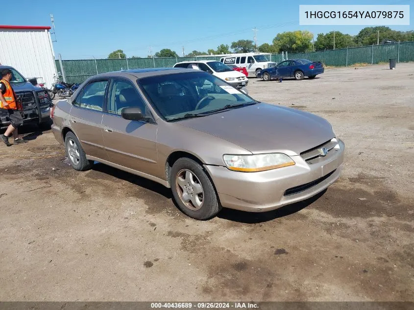 2000 Honda Accord 3.0 Ex VIN: 1HGCG1654YA079875 Lot: 40436689