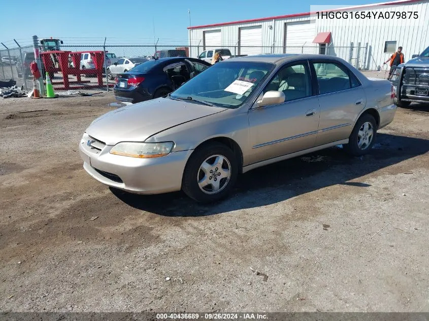 2000 Honda Accord 3.0 Ex VIN: 1HGCG1654YA079875 Lot: 40436689